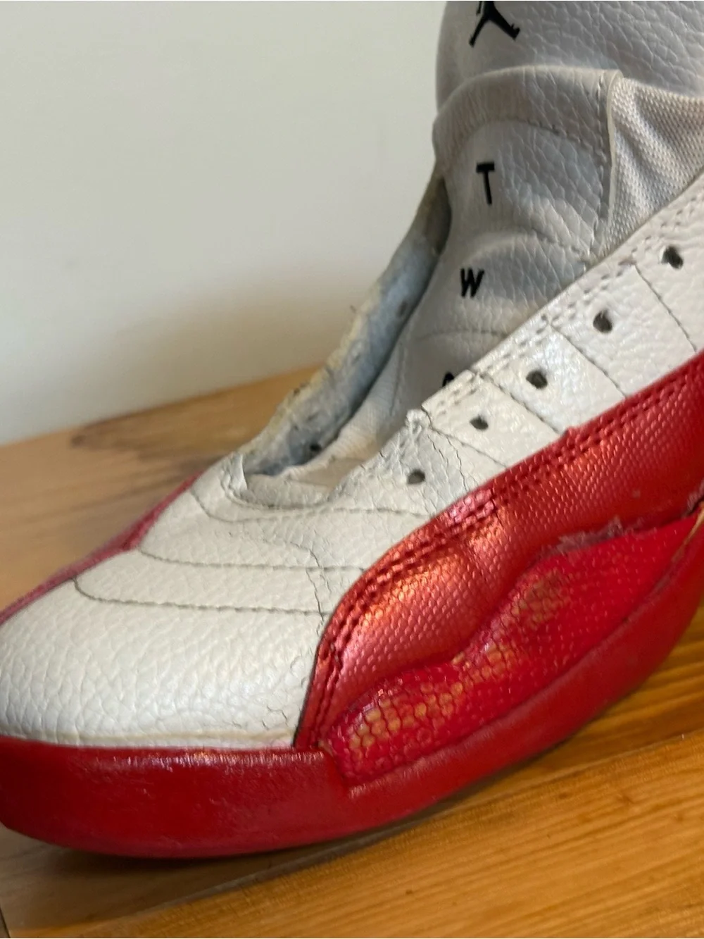 Air Jordan 12 Retro 'Cherry' (2009) high-top basketball sneakers, size 12